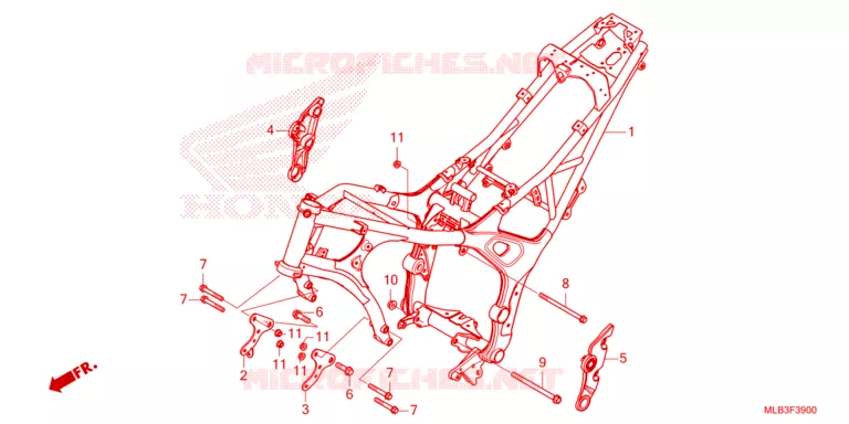 CADRE Honda MOTO 750 HORNET 2023  CB750AP