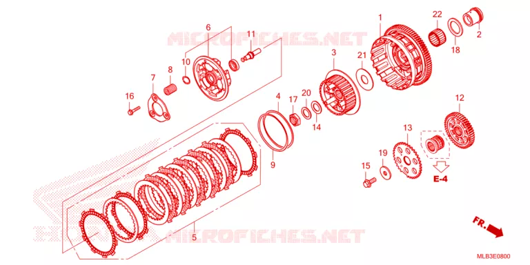 EMBRAYAGE Honda MOTO 750 HORNET 2024  CB750AP