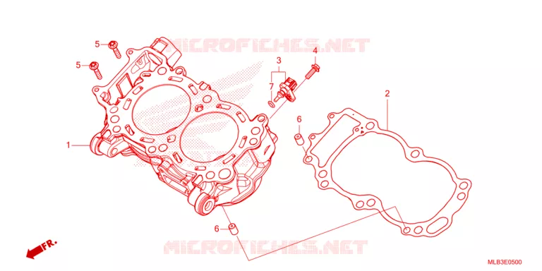CYLINDRE Honda MOTO 750 HORNET 2023  CB750AP