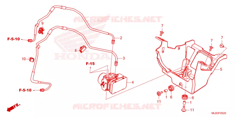 MODULATEUR ABS/TUYAU DE FREIN Honda MOTO 750 HORNET 2023  CB750AP