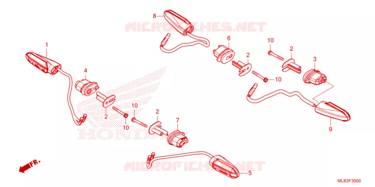 CLIGNOTANT Honda MOTO 750 HORNET 2023  CB750AP