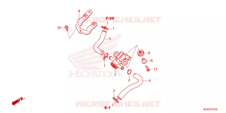 ELECTROVANNE INJECTION D'AIR Honda MOTO 750 HORNET 2024  CB750AP