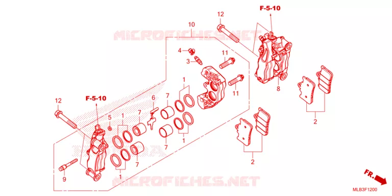ETRIER DE FREIN AVANT Honda MOTO 750 HORNET 2023  CB750AP