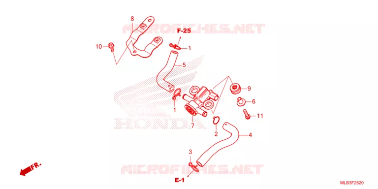 ELECTROVANNE D'INJECTION D'AIR Honda MOTO 750 HORNET 2023  CB750AP