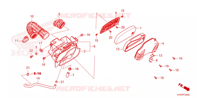 FILTRE A AIR Honda MOTO 110 CRF 2023  CRF110FP