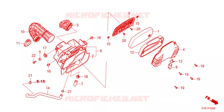 FILTRE A AIR Honda MOTO 110 CRF 2023  CRF110FP