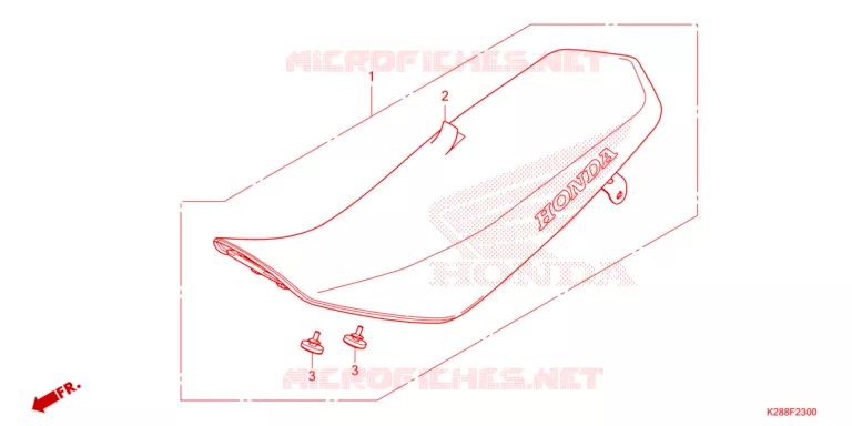 SELLE Honda MOTO 125 CRF 2023  CRF125FBP