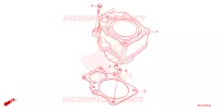 CYLINDRE pour Honda FOURTRAX 420 RANCHER 4X4 AT DCT IRS de 2023
