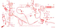 LEVIER DE GUIDON   CABLE   COMMODO pour Honda FOURTRAX 420 RANCHER 4X4 AT DCT IRS de 2023