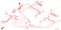 REPOSE PIED   PEDALE pour Honda FOURTRAX 420 RANCHER 4X4 AT DCT IRS de 2023