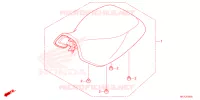 SELLE pour Honda FOURTRAX 420 RANCHER 4X4 AT DCT IRS de 2023