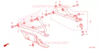 TRIANGLES AVANT pour Honda FOURTRAX 420 RANCHER 4X4 AT DCT IRS de 2023
