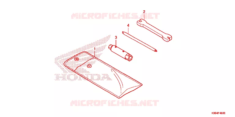 OUTIL Honda MOTO 250 CRF 2023  CRF250FP