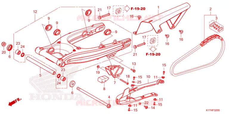 BRAS OSCILLANT Honda MOTO 300 CRF 2024  CRF300LN