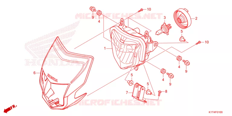PHARE Honda MOTO 300 CRF 2022  CRF300LN