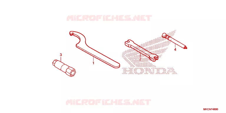 OUTIL Honda MOTO 450 CRF 2022  CRF450RLN