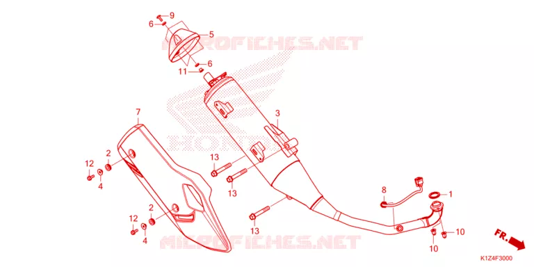 SILENCIEUX D'ECHAPPEMENT Honda SCOOTER 160 PCX 2022  WW150N