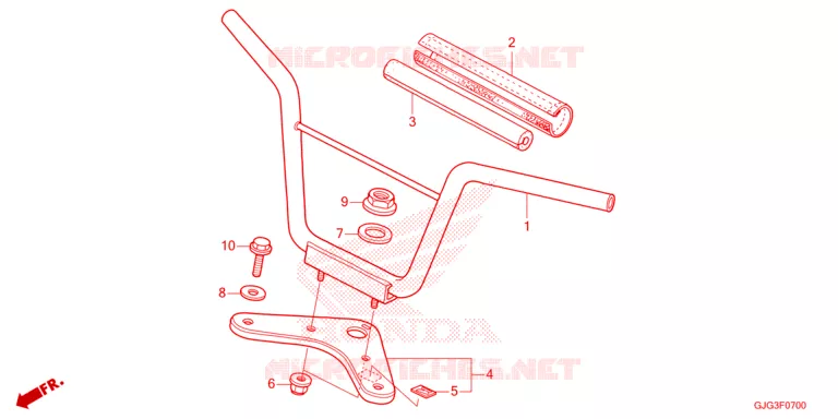 GUIDON - TE DE FOURCHE Honda MOTO 50 CRF 2023  CRF50FP
