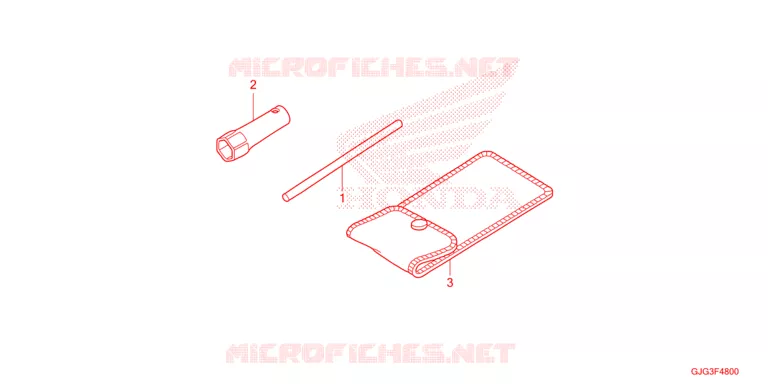 OUTIL Honda MOTO 50 CRF 2024  CRF50FP