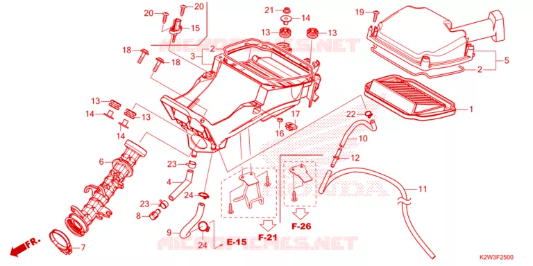 FILTRE A AIR Honda MOTO 125 DAX 2022  ST125AP