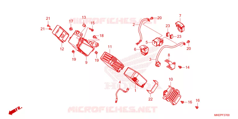 BATTERIE Honda MOTO 450 CRF 2023  CRF450RP