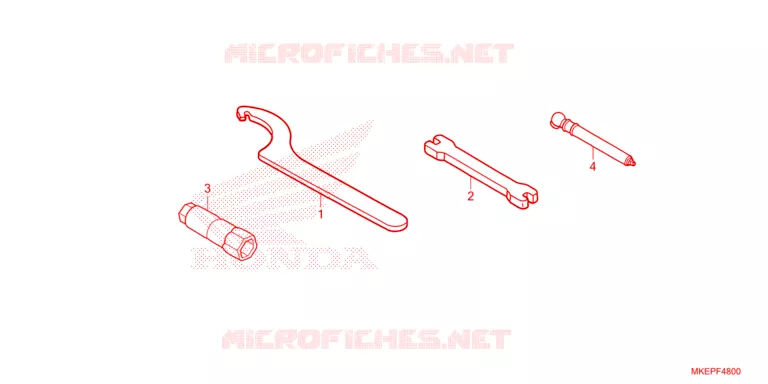 OUTIL Honda MOTO 450 CRF 2023  CRF450RP