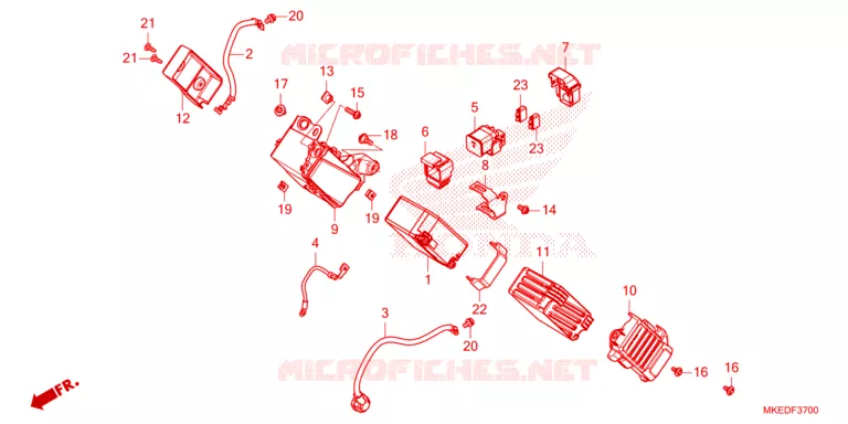 BATTERIE Honda MOTO 450 CRF 2023  CRF450RP