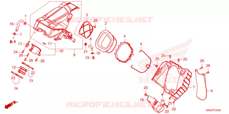 FILTRE A AIR Honda MOTO 450 CRF 2023  CRF450RWEP