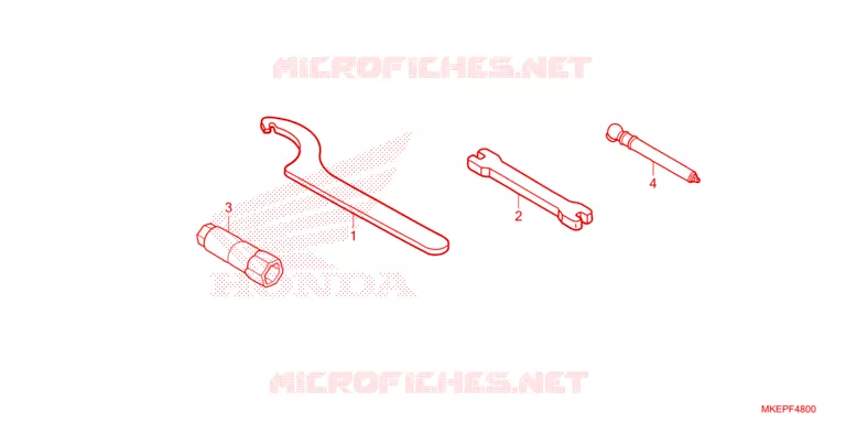 OUTIL Honda MOTO 450 CRF 2023  CRF450RWEP