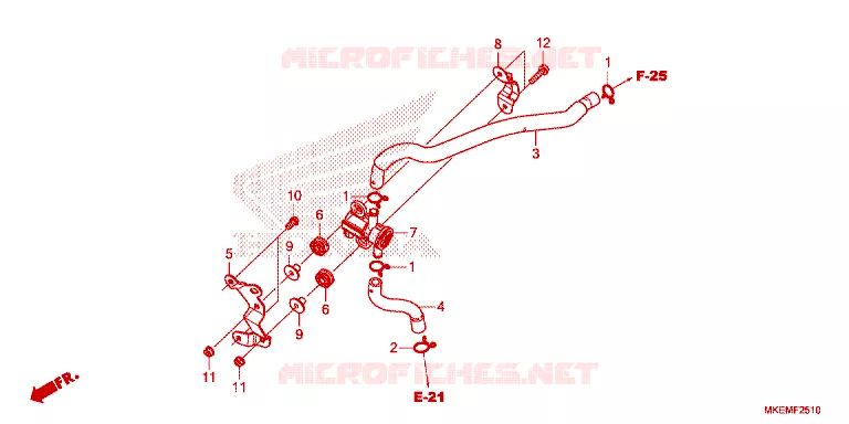 SOUPAPE D'ADMISSION Honda MOTO 450 CRF 2023  CRF450XP