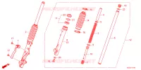 FOURCHE pour Honda CT 125 TRAIL de 2024