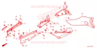 COUVERCLES LATERAUX pour Honda GL 1800 GOLD WING TOUR DCT, NAVI, AIRBAG -GS- de 2023