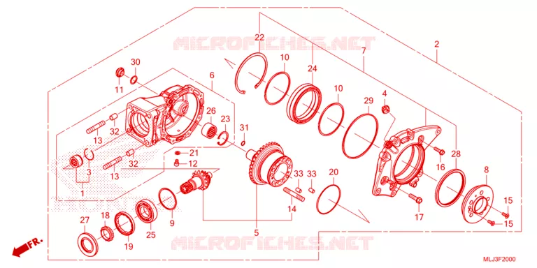 COUPLE CONIQUE Honda MOTO 1800 GOLD-WING 2023  GL1800DAP