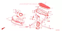 FILTRE A AIR pour Honda GL 1800 GOLD WING TOUR DCT, NAVI, AIRBAG de 2023