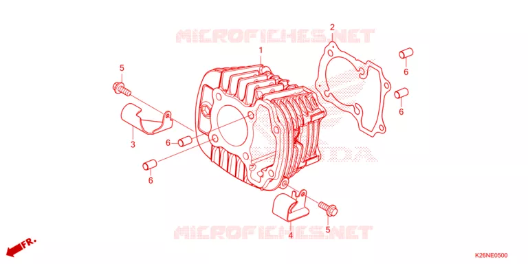CYLINDRE Honda MOTO 125 GROM 2023  MSX125AP
