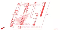 FOURCHE pour Honda GIORNO 50 de 2023