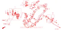 CADRE / SERRURES pour Honda LEAD 125 de 2023