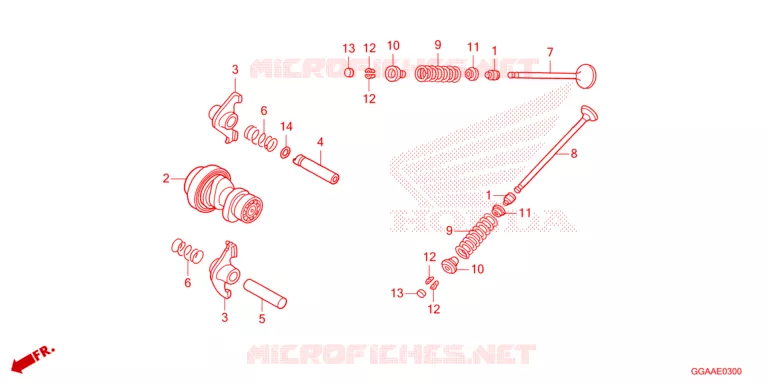 ARBRE A CAMES - SOUPAPE Honda SCOOTER 50 RUCKUS 2023  NPS50P