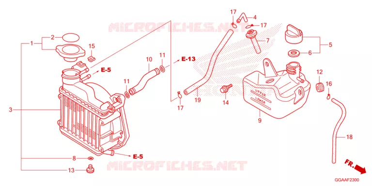 RADIATEUR Honda SCOOTER 50 RUCKUS 2023  NPS50P