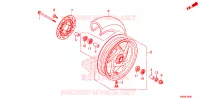 ROUE AVANT pour Honda ELITE 125 de 2022
