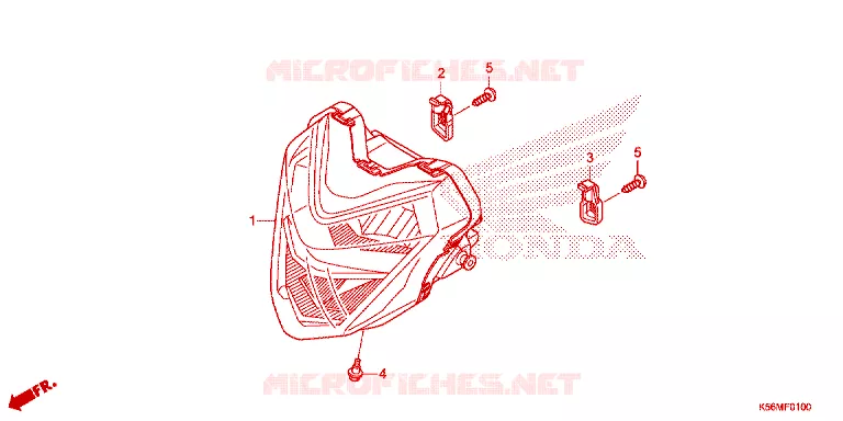 PHARE Honda MOTO 150 RS 2023  FS150FN_4MA