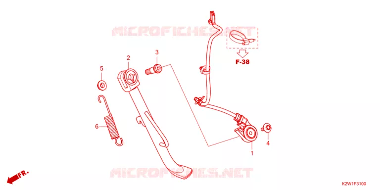 BEQUILLE Honda MOTO 125 DAX 2024  ST125AP