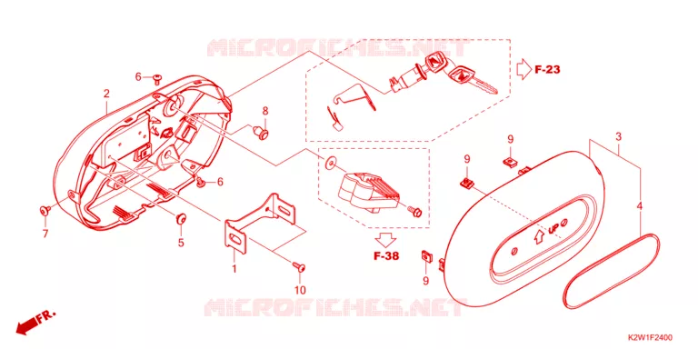 COUVERCLES LATERAUX Honda MOTO 125 DAX 2022  ST125AP