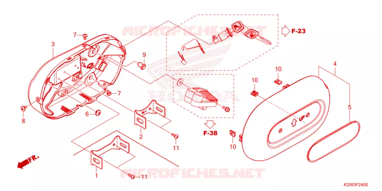 COUVERCLES LATERAUX Honda MOTO 125 DAX 2024  ST125AP