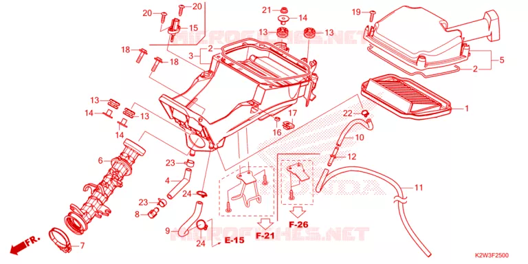 FILTRE A AIR Honda MOTO 125 DAX 2023  ST125AP