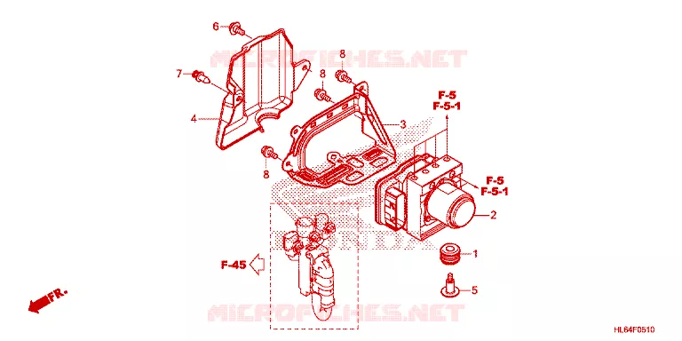 MODULATEUR VSA Honda ATV 1000 TALON 2021  SXS1000S2RM