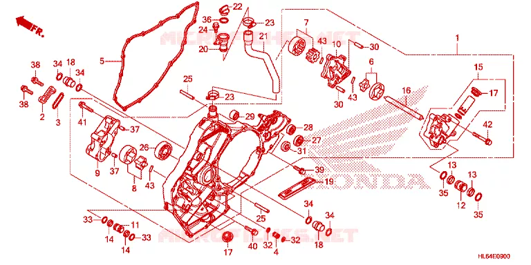 POMPE A HUILE Honda ATV 1000 TALON 2021  SXS1000S2RM