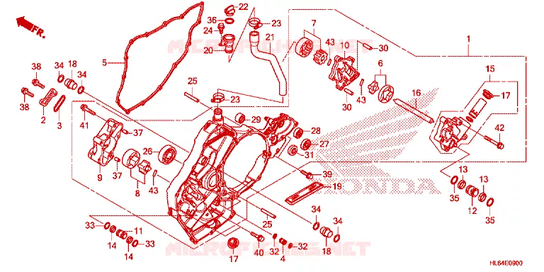 POMPE A HUILE Honda ATV 1000 TALON 2021  SXS1000S2RM