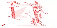 AMORTISSEUR ARRIERE pour Honda TALON 1000 XS de 2022