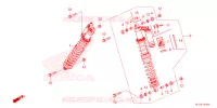 AMORTISSEUR AVANT pour Honda TALON 1000 X4 de 2022